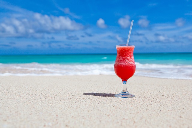 drink na plaży